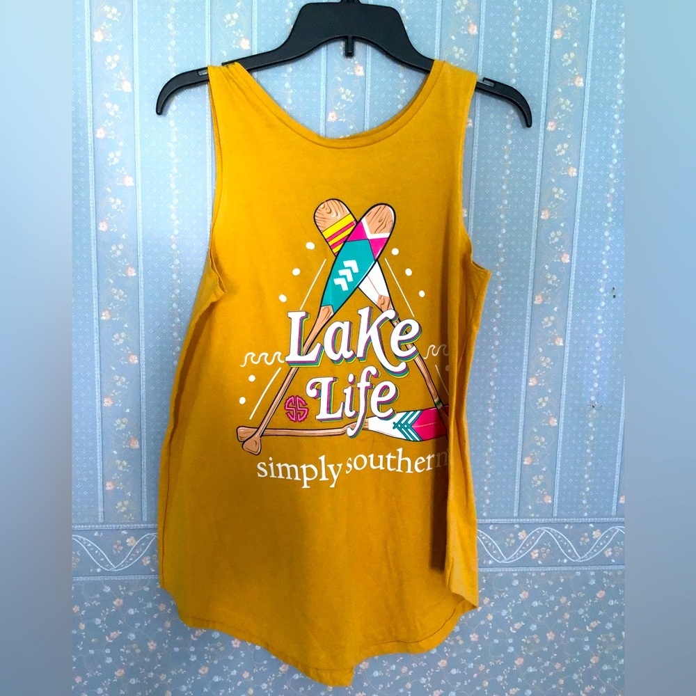Simply Southern tank Lake Life nwt